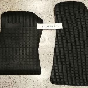 Per Fiat Fiorino 2008> Set 2pz Tappeti Tappetini in Gomma Su Misura Nuovi