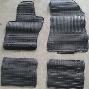Per Fiat 500L 500 L dal 2012> Set 4 pz Tappeti Tappetini in Gomma Su Misura