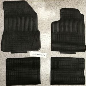 Per Lancia Delta dal 2008> Set 4 pz Tappeti Tappetini in Gomma Su Misura