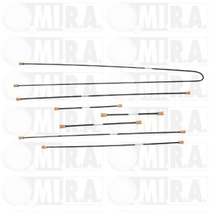 Kit Completi Tubo Freno 7 Pezzi per Fiat 500 F-L-R Ricambi per Auto d'epoca