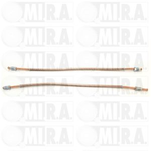 Coppia Tubi Freno Posteriori in Rame 2 pz per Fiat 500 F-L-R Ricambi per Auto d'epoca