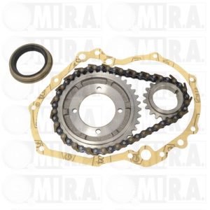 Catena a Rulli+Corona+Pignone+Guarnizione+Paraolio per Fiat 126 Personal Ricambi per Auto d'epoca Oem 1901079