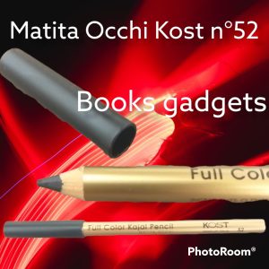 9 Pezzi Kost Make Up Italia Matita Occhi N° 52 Kajal Nero Eyeliner con Vitamina