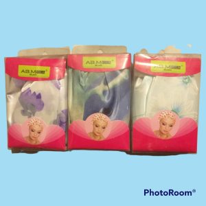 Cuffia Capelli Donna per Doccia Riutilizzasbile Fantasie Assortite