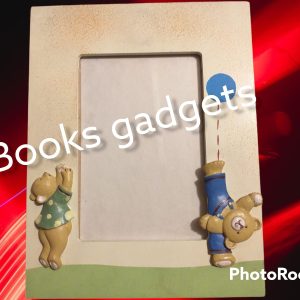 Cornice Portafoto per Cameretta Bambini con Orsetti Misura 22x17cm da Tavolo