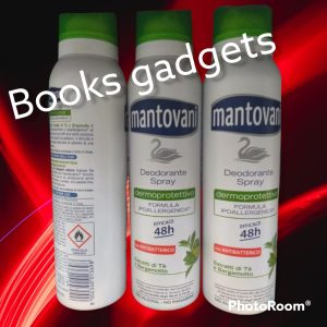 7 pz Mantovani Deo Spray Estratti di Tè e Bergamotto Deodorante Dermoprotettivo 150ml