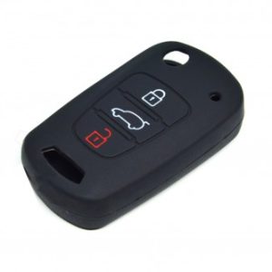 GUSCIO CHIAVE PER PER HYUNDAI PER KIA IN SILICONE NERO