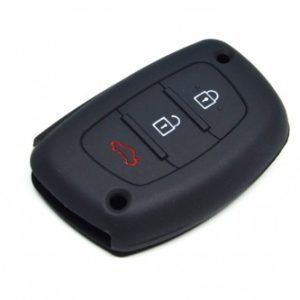 GUSCIO CHIAVE PER PER HYUNDAI PER KIA IN SILICONE NERO