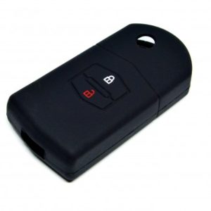 GUSCIO CHIAVE PER MAZDA IN SILICONE NERO
