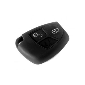 GUSCIO CHIAVE PER MERCEDES IN SILICONE NERO
