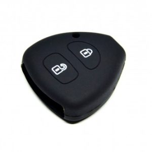 GUSCIO CHIAVE PER TOYOTA IN SILICONE NERO