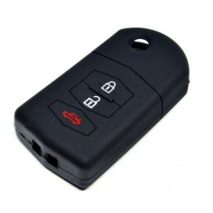 GUSCIO CHIAVE PER MAZDA IN SILICONE NERO