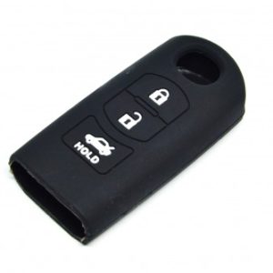GUSCIO CHIAVE PER MAZDA IN SILICONE NERO