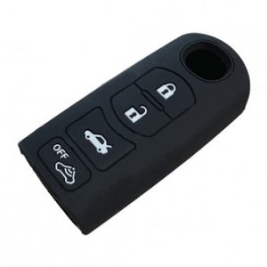 GUSCIO CHIAVE PER MAZDA IN SILICONE NERO