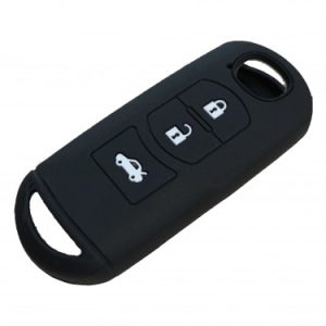 GUSCIO CHIAVE PER MAZDA IN SILICONE NERO