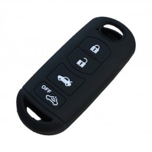 GUSCIO CHIAVE PER MAZDA IN SILICONE NERO