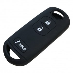 GUSCIO CHIAVE PER MAZDA IN SILICONE NERO