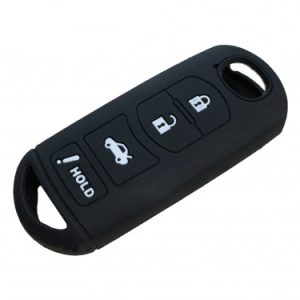 GUSCIO CHIAVE PER MAZDA IN SILICONE NERO