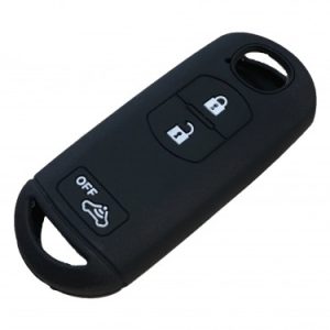 GUSCIO CHIAVE PER MAZDA IN SILICONE NERO