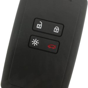 GUSCIO CHIAVE PER RENAULT IN SILICONE NERO