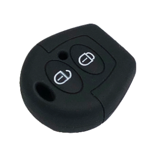 GUSCIO CHIAVE PER SEAT PER SKODA IN SILICONE NERO