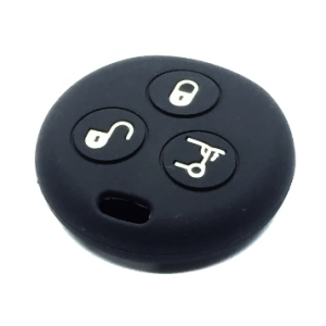 GUSCIO CHIAVE PER SMART IN SILICONE NERO