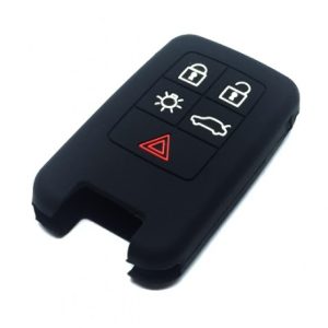 GUSCIO CHIAVE PER VOLVO IN SILICONE NERO