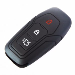 GUSCIO CHIAVE PER FORD IN SILICONE NERO