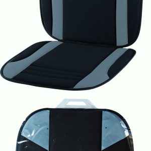 Coprisedile Singolo per Auto Nero/Grigio Mr Grey Stripe Universale Copri Sedile