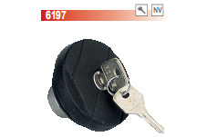 CITROEN ZX DAL 07.1991>1998 TAPPO CARBURANTE CON CHIAVE SERBATOIO COD. 6197
