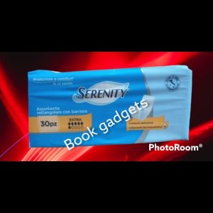 1 Confezione (30 Assorbenti) Serenity Rettangolare Barriera Controllo Odore