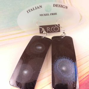 Arcò Bijoux Orecchini Pendenti Sfumature Blu Eleganti Bigiotteria di Qualità