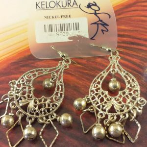 Kelokura Bijoux Orecchini Pendenti Vintage Colore Oro Antico Bigiotteria Qualitร