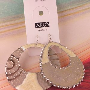 Arcò Bijoux Orecchini Pendenti Goccia Tondo di Classe Bigiotteria di Qualità