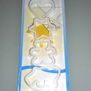 6 STAMPI STAMPINI FORME FORMETTE DOLCI DOLCETTI BISCOTTI PER BAMBINI