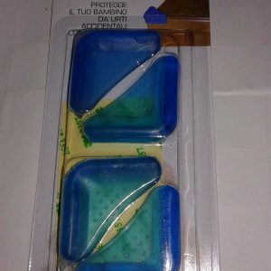 PARACOLPI ANGOLARE BLU BABY PARACOLPO ANGOLI SPIGOLI PROTEGGE BAMBINI DA URTI