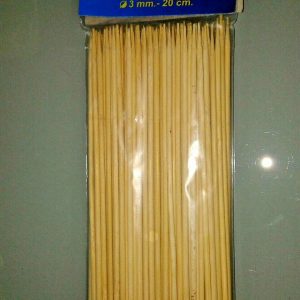 Kit 100 pz Stuzzicadenti per Spiedini in Bamboo 3mm lunghezza 20cm per Feste