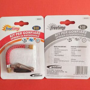 kit per Gonfiare Palloni Pneumatici Biciclette Materassini Canotti Gonfiabili