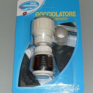 GOCCIOLATORE PER RUBINETTO FONTANA DI CASA LINEA COCCINELLA
