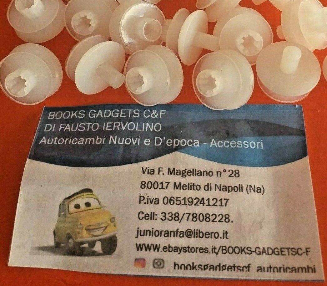 Per Fiat Panda 4X4 Kit 9 Pz Molla Clip Bottone Fissaggio Modanatura Laterale