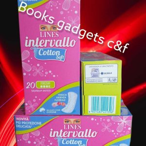 9 Conf. (180 Proteggi Salvaslip) Lines Intervallo Cotton Soft FRESH Distesi
