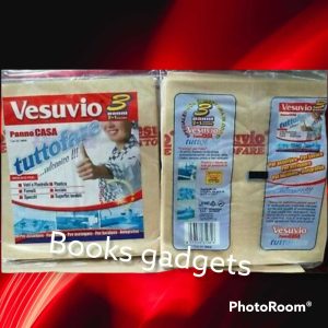 20 Conf (60 Panni) Vesuvio Panno Casa Tuttofare Vetri Piastrelle Fornelli 40x45