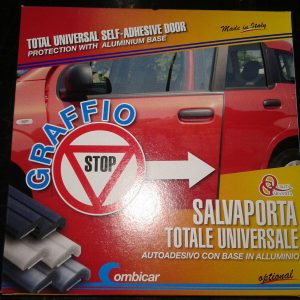 Rotolo Salvaporte Profilo Bordo Portiera Nero mt 1,40 Resistente Biadesivo 3M