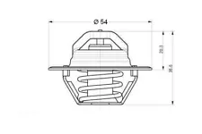 TERMOSTATO PER FIAT 850 0.8 Special (GB) DAL 1968 1972