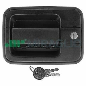Per Iveco Eurocargo dal 1991>2002 Maniglia Anteriore Esterna Sx con Chiavi Nera