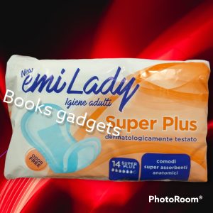 9 Conf. (126 Assorbenti) Emi Lady SUPER PLUS Assorbenti Anatomici Odor Free