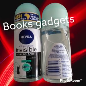 6 Pezzi Nivea Deo Roll On Black & White Invisible Fresh Mist Deodorante 48h