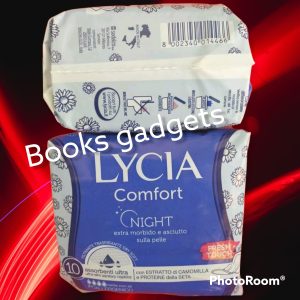 7 Confezioni (70 Assorbenti) Lycia Notte Comfort con Ali Extra Morbido