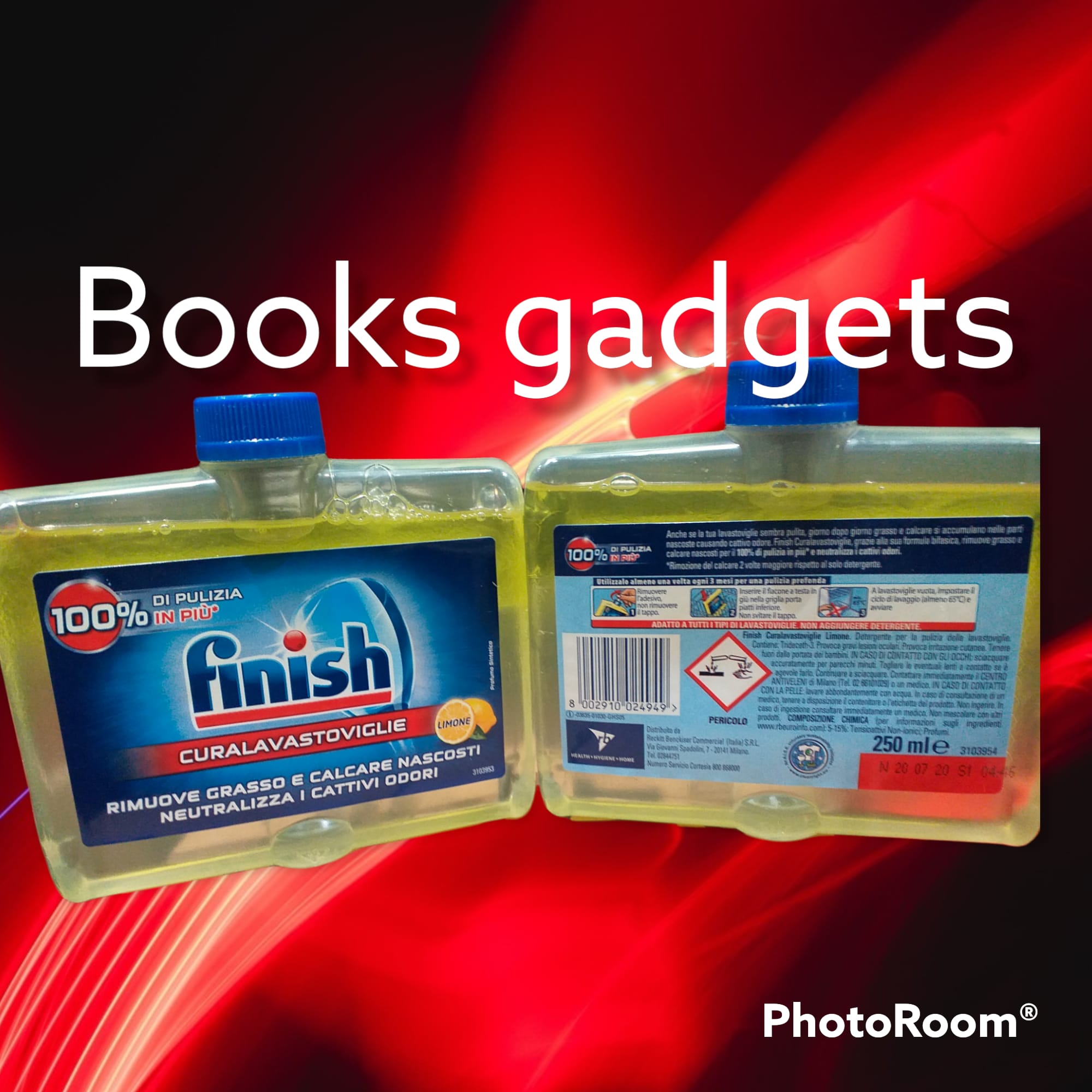 11 pz Finish CURALAVASTOVIGLIE Limone Rimuove Grasso e Calcare Nascosti 250ml