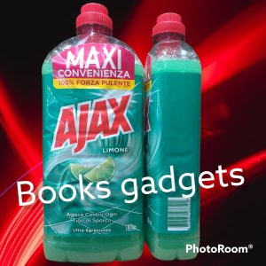 6 pz Ajax Limone Detergente Agisce contro ogni Tipo di Sporco Sgrassante 1,3L